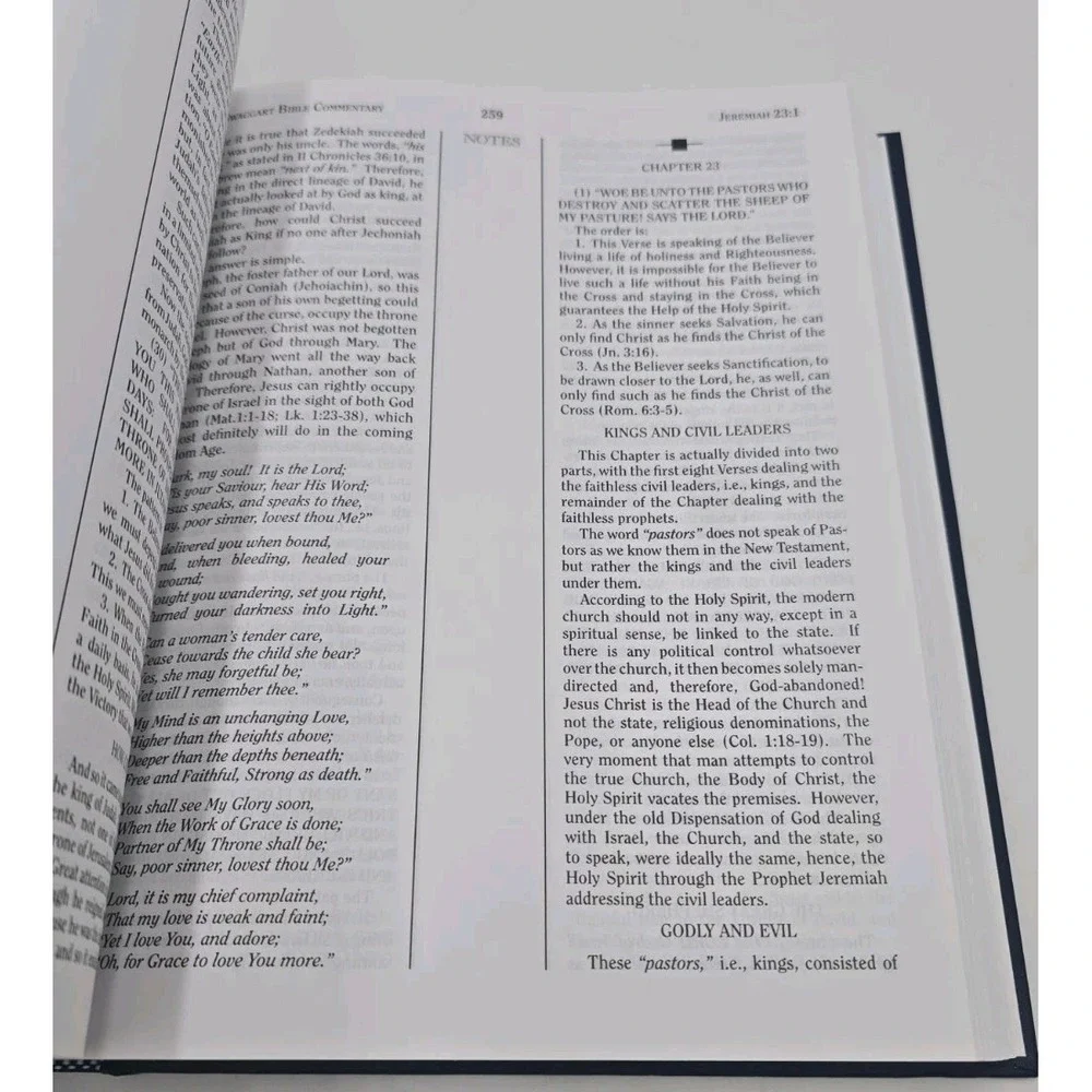 Jimmy Swaggart Bible Commentary Jeremiah & Lamentations Hardcover Christian